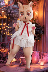 Kitten A-Körbchen Dolls Castle Fantasy Cat kleine sexpuppen Mit optionaler Ganzkörper-Beflockung aufrüstbar