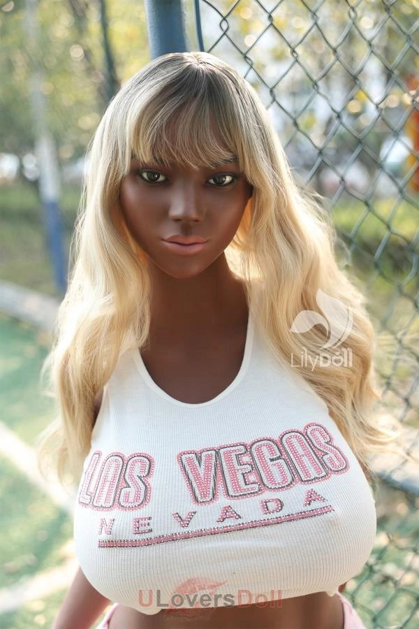 Vera-A - 157cm K-Cup LH036A-A Kakao Silikonkopf TPE-K?rper Lilydoll Liebespuppe LilyDoll LD014