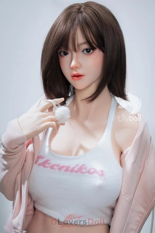 Elara-B - 168cm F-Cup LH030A-B Natur Silikonkopf TPE-K?rper Lilydoll Liebespuppe LilyDoll LD001