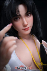 kitty - 166cm C-Cup S32 Kopf Vollsilikon mit Nat¨¹rlicher Haut Silikonpuppe Irontech Doll Irontech Doll SD604701