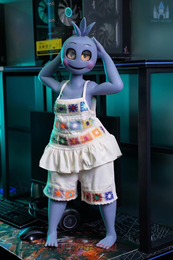 Toy Chica B-Körbchen #SZ9 -Kopf Dolls Castle Silikon Sexdolls Mit Jelly-Brüsten und Jelly-Po