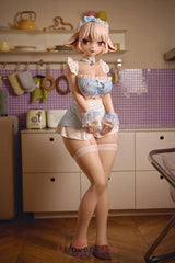 Aurelia-3 160 cm D-Körbchen Moonvale Silikon Schaf Anime Liebespuppen Mit ROS und beweglichem Unterkiefer