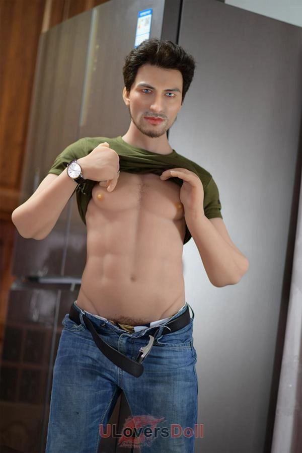 Joel - 170cm Silikonkopf f¨¹r Jungen in Weizenfarbe (einschlie?lich Haartransplantation Augenbrauentransplantation und Barttransplantation) 6YE TPE Doll 6YE Doll SD343401