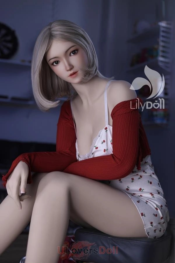 Freya-A - 168cm F-Cup LH031A-A Natur Silikonkopf TPE-K?rper Lilydoll Liebespuppe LilyDoll LD003