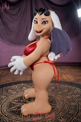 Shyanne 100cm D-Körbchen #SZ8-Kopf  Dolls Castle Furry mini Im Cowgirl-Stil SexDolls Mit abnehmbaren Flügeln