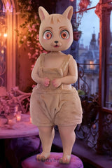 Kitten A-Körbchen Dolls Castle Fantasy Cat kleine sexpuppen Mit optionaler Ganzkörper-Beflockung aufrüstbar