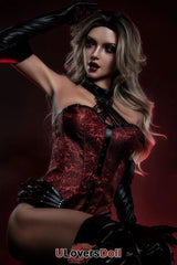Melia Verführerischer Kussmund Silikon Liebespuppe Große Brüste GE95-3 Kopf C-Cup Zelex Doll Zelex Doll SD609401