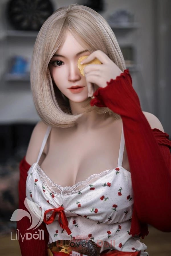 Freya-A - 168cm F-Cup LH031A-A Natur Silikonkopf TPE-K?rper Lilydoll Liebespuppe LilyDoll LD003