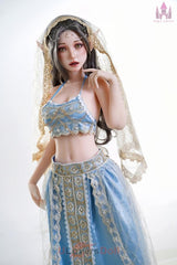 Malena C-Körbchen Dolls Castle #S32-Kopf Realistische Elfen Sex dolls mit Silikonkopf und TPE Körper