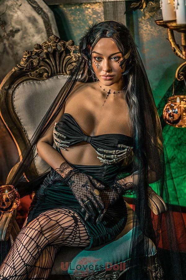 Melia Scharfes Make-up Große Brust Nr.G45 Kopf weizenfarbene Haut Silikon Sexpuppe C-Cup Zelex Doll Zelex Doll SD423101