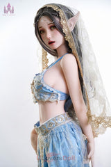 Malena C-Körbchen Dolls Castle #S32-Kopf Realistische Elfen Sex dolls mit Silikonkopf und TPE Körper