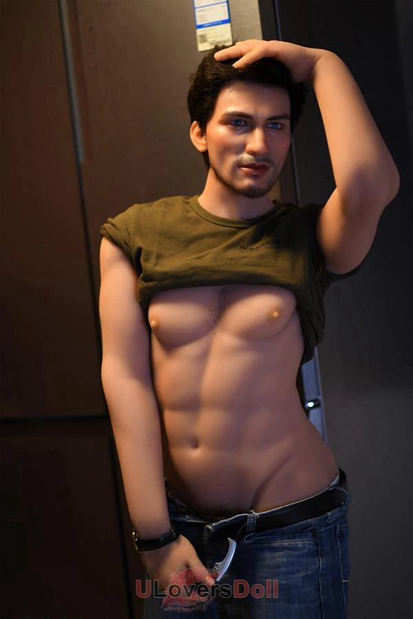 Joel - 170cm Silikonkopf f¨¹r Jungen in Weizenfarbe (einschlie?lich Haartransplantation Augenbrauentransplantation und Barttransplantation) 6YE TPE Doll 6YE Doll SD343401
