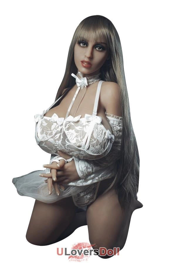 Claire [Sofort lieferbar] Nr.104 Kopf Braunes Haar Kleine Dicke Frau 22kg (100% Nagelneu) Große Brüste DL Doll DL Doll CDL594001E