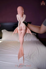 Mermaid M23-Kopf Dolls Castle Silikon kleine Sexpuppen Mit beweglichen Augen