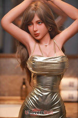 Ricarda [Sofort lieferbar] 2*Perücken + Doppelgelenkskelett + Gelee Brüste + Stehfunktion (100% Nagelneu) Gelee Brüste Fire Doll Fire Französisches Lager CFI162D3GDE
