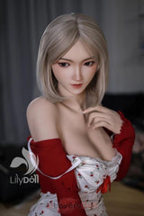 Freya-A - 168cm F-Cup LH031A-A Natur Silikonkopf TPE-K?rper Lilydoll Liebespuppe LilyDoll LD003