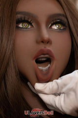 Glorija [Sofort Lieferbar] Stehend + gro?e Br¨¹ste + Kopf Nr.47 + Braune Haut + Make-up wie im Bild gezeigt (100% Nagelneu) Gro?e Br¨¹ste Aibei Doll¡¾Nur EU¡¿ Aibei Europ?isches Lager CAB14847E