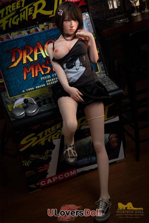 Tilda - 151cm D-Cup Nr.S24 Kopf Vollsilikon Verlockende Klugheit Silikonpuppe Irontech Doll Irontech Silikon Doll SD693401