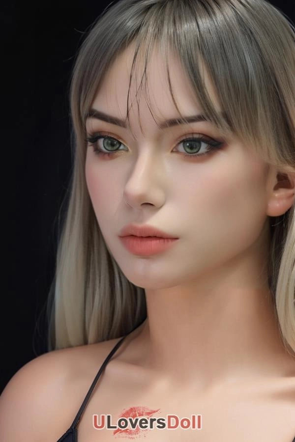 Perrine - 165cm F-Cup Nr.648 Kopf Silikon Liebespuppen Orange In Sex Doll Orange in SD821101
