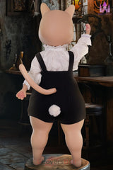 Kitten A-Körbchen Dolls Castle Fantasy Cat kleine sexpuppen Mit optionaler Ganzkörper-Beflockung aufrüstbar