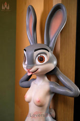 Rabitty 168 A-Körbchen Dolls Castle Häsin Furry Sexdolls mit beweglicher Zunge