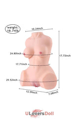 Sofort lieferbar Delia - Übertreffen Sie Ihre Erwartungen (100% Nagelneu) Yeloly Torso Liebespuppen Versand aus dem Inland Yeloly Deutschland Lager SQ-MA20015