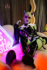 Xitlaly 168 cm E-Körbchen Dolls Castle Alien-Sexpuppe Verfügt über grüne Haut und ein EVO-Skelett