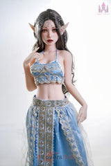 Malena C-Körbchen Dolls Castle #S32-Kopf Realistische Elfen Sex dolls mit Silikonkopf und TPE Körper