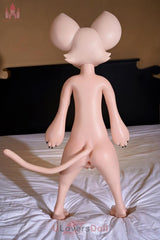 Bat 100 cm A-Körbchen SZ16-Kopf Dolls Castle Furry Sexpuppe Mit EVO-Skelett