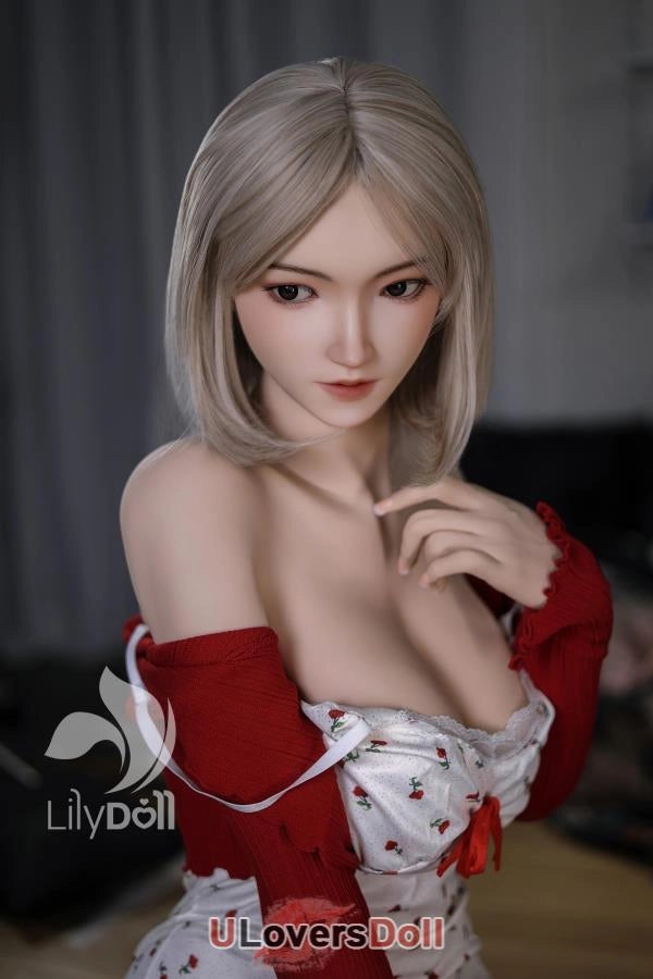Freya-A - 168cm F-Cup LH031A-A Natur Silikonkopf TPE-K?rper Lilydoll Liebespuppe LilyDoll LD003