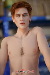 Leo - Zarte Verf¨¹hrung 173cm Silikonkopf Junge in Weizenfarbe (einschlie?lich Haartransplantation Augenbrauenpflanze Bartpflanze Brusthaarpflanze) 6YE TPE Doll Sexp¨¹ppen 6YE Doll SD343501