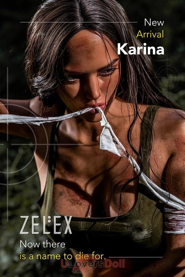 Lenia Sinnlicher Gang Vollbusige Nr.GE55 Kopf dunkle Weizenhaut Silikon Sexpuppe C-Cup Zelex Doll Zelex Doll SD423201