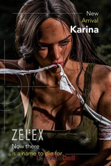 Lenia Sinnlicher Gang Vollbusige Nr.GE55 Kopf dunkle Weizenhaut Silikon Sexpuppe C-Cup Zelex Doll Zelex Doll SD423201
