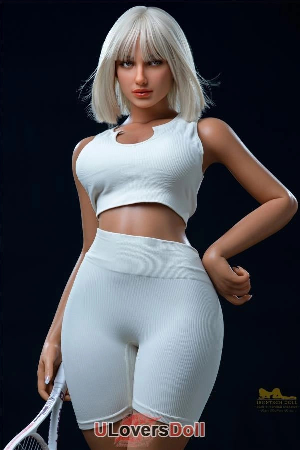 Luna - 164cm E cup Vollsilikon  S17 Kopf Dark Tanned Skin Silikonpuppe Irontech Doll Irontech Doll SD526901