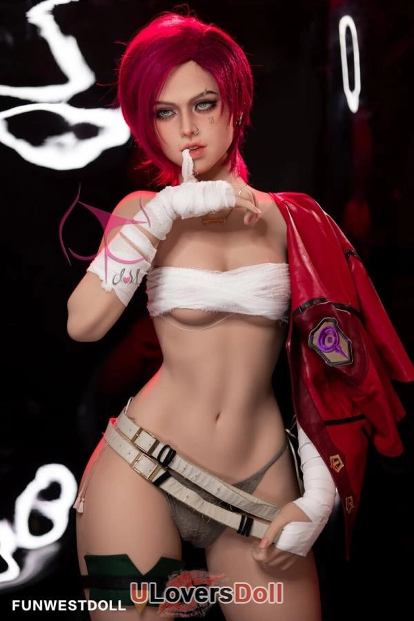 Sophiemina [Sofort lieferbar] Feste Zunge + Feste Vagina + stehende F¨¹?e (100% Nagelneu) Gelee Br¨¹ste Funwest Doll Funwest Europ?isches Lager FWD048E
