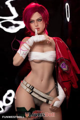 Sophiemina [Sofort lieferbar] Feste Zunge + Feste Vagina + stehende F¨¹?e (100% Nagelneu) Gelee Br¨¹ste Funwest Doll Funwest Europ?isches Lager FWD048E