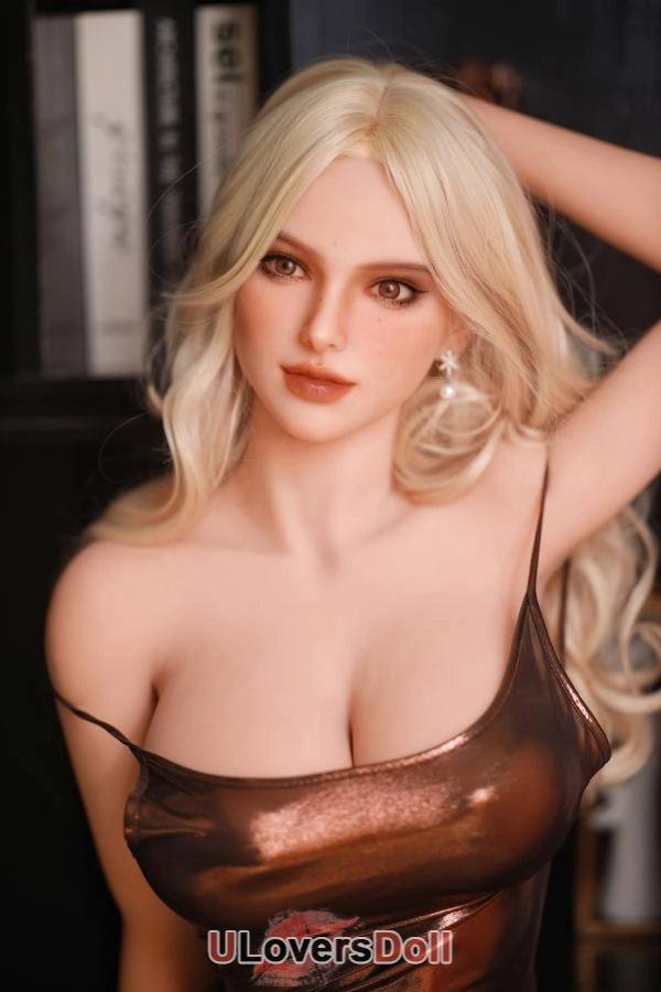 Julia Sanfte Augen TPE Real Sex Puppe Nr.43 Kopf E-Cup Fire Doll