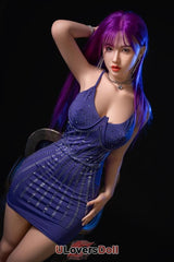 ?meline - 165cm F-Cup Nr.644 Kopf Silikon Liebespuppen Orange In Sex Doll Orange in SD812201
