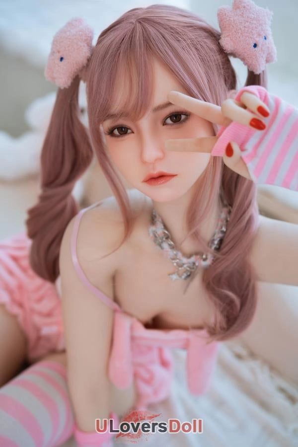 C¨¦line - 169cm G-Cup Nr.6-02k Kopf K¨¹nstliche Mundh?hle Silikon Liebespuppen Orange In Sex Doll Orange in SD844001