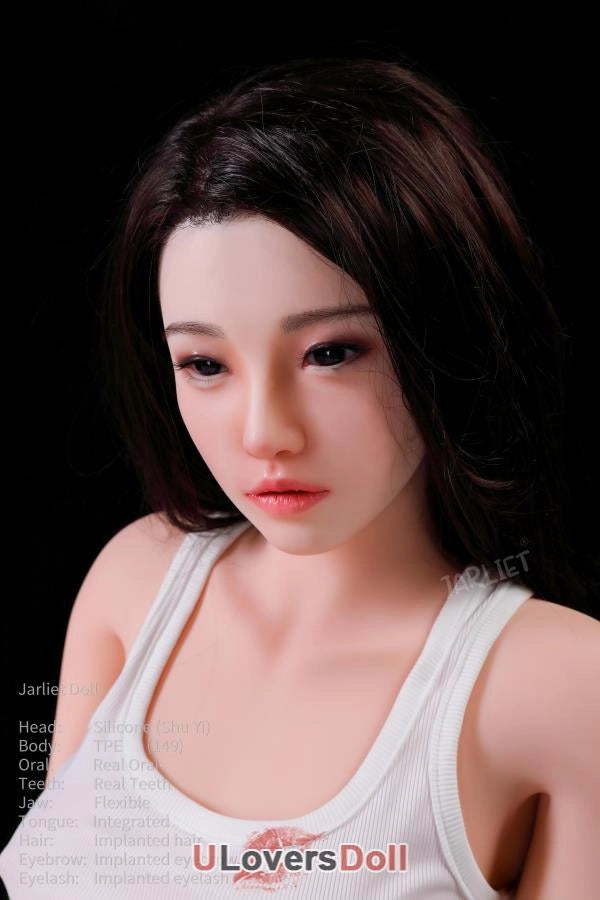 Shuyi [Sofort lieferbar] Hübsches Mädchen Jarliet EU-Lager Silikonkopf + TPE-Körper Puppe