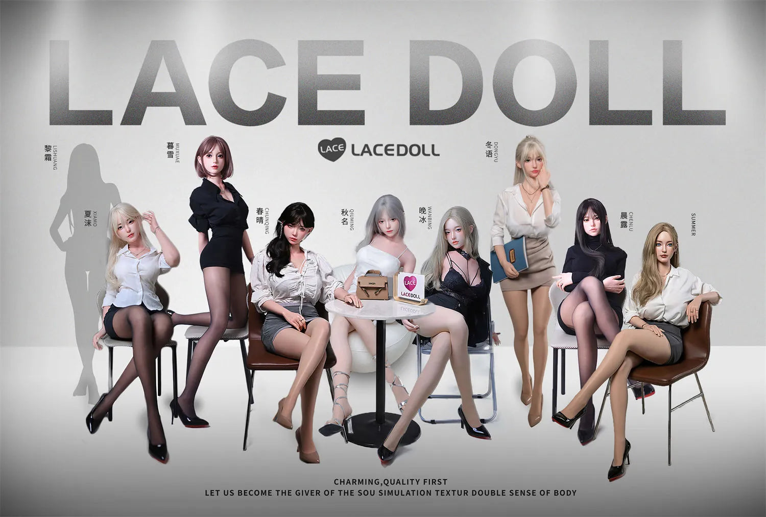 lace doll banner