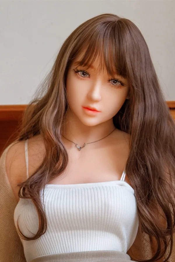 Sofort Lieferbar Emilia Sexpuppe #152 mit braunem Haar und lila Augen DL Doll CDL610401E-1-CDL610401E-2